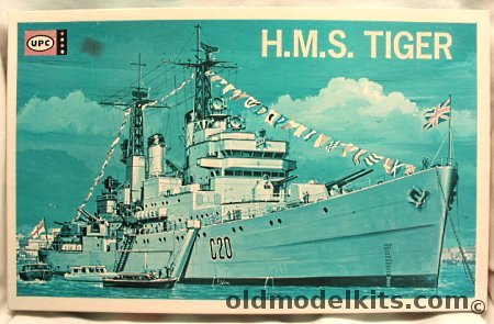 UPC 1/415 HMS Tiger C20 Cruiser, 5014-3-400 plastic model kit
